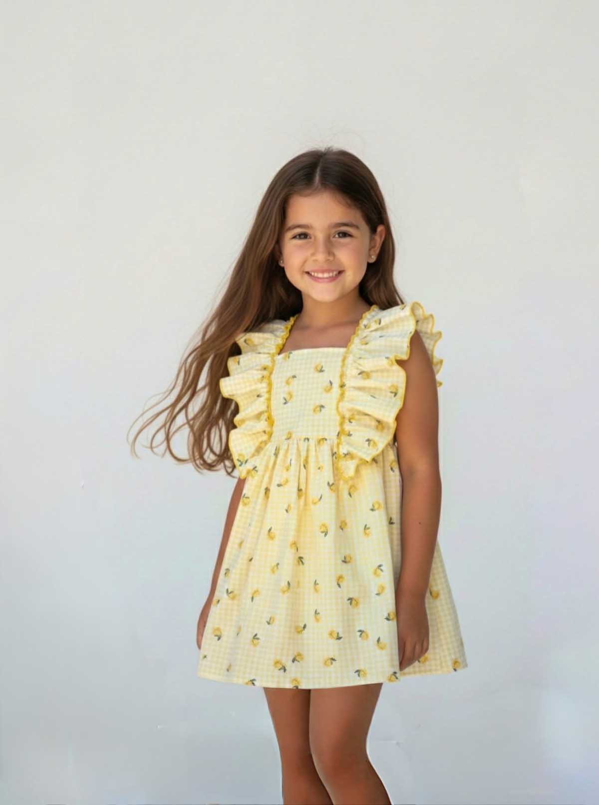 VESTIDO LIMONES VICHY