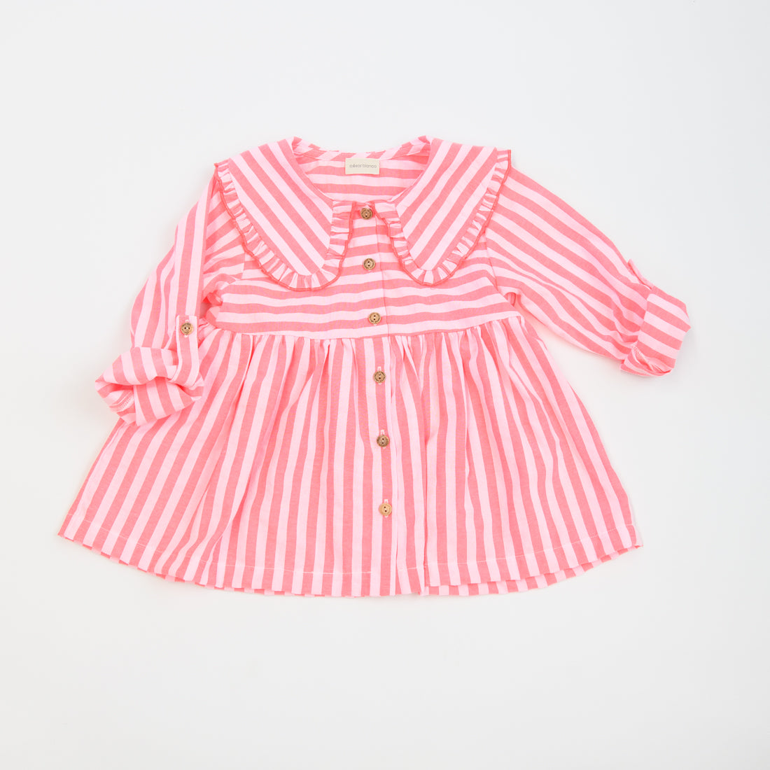 BLUSA RAYAS ROSA FLUOR