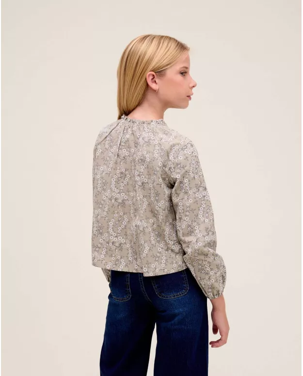 BLUSA FLORAL VERDE