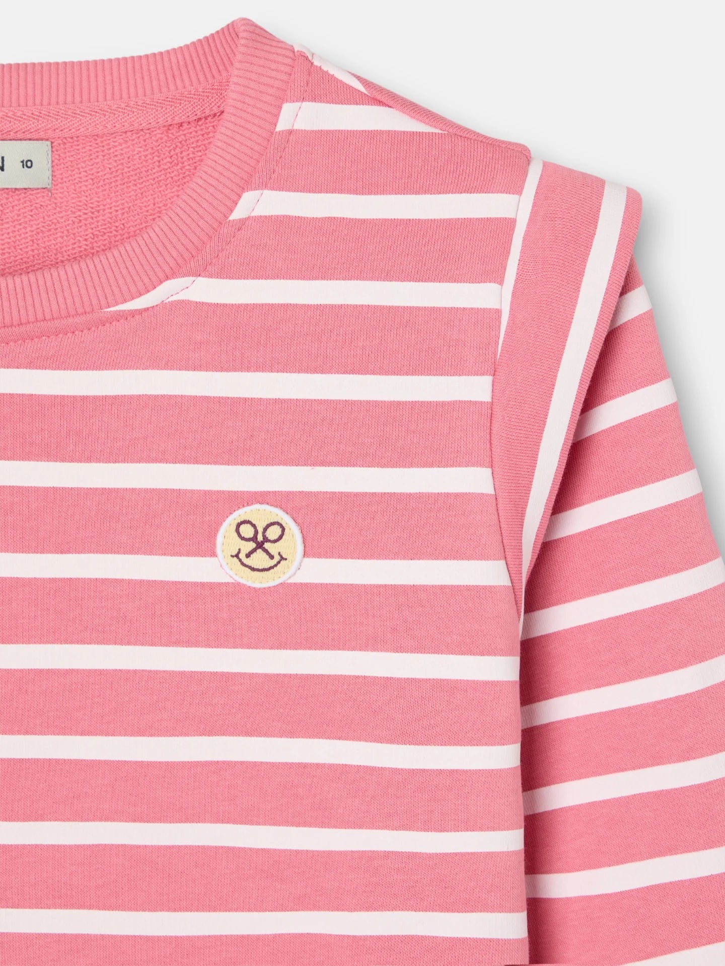SUDADERA ROSA RAYAS NIÑA