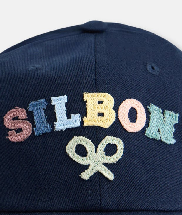 GORRA LETRAS MULTICOLOR AZUL
