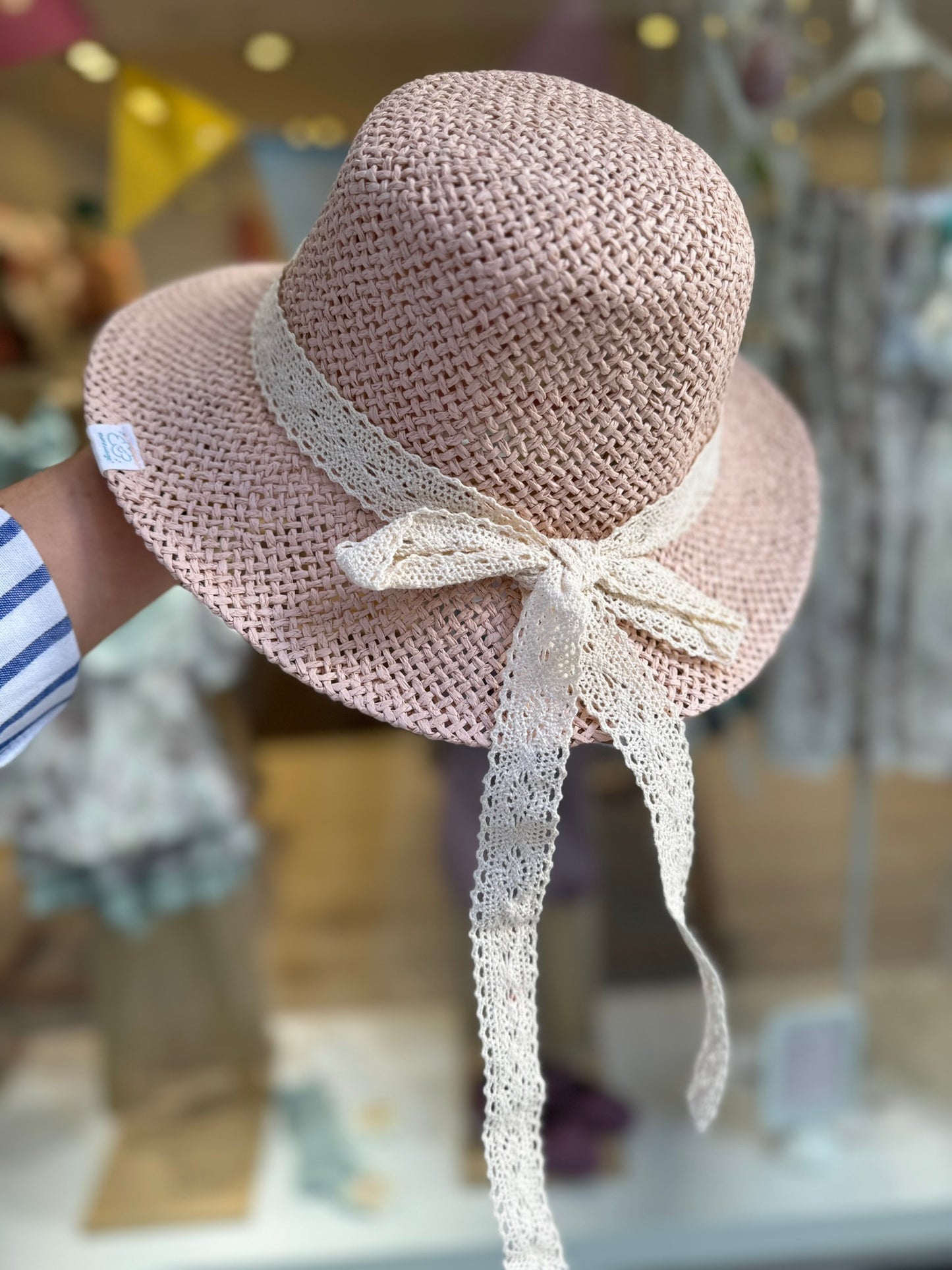 SOMBRERO LAZO ROSA