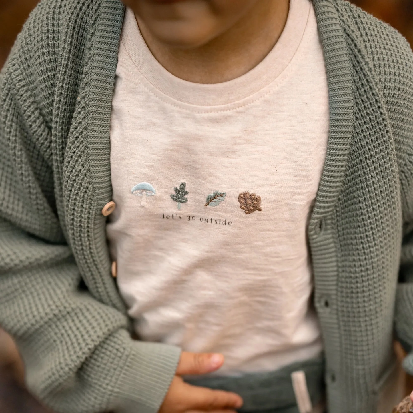 CAMISETA BOSQUE BEIGE
