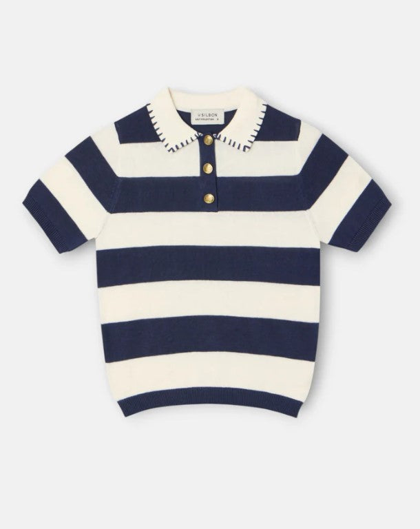 POLO PUNTO NAVY NIÑA