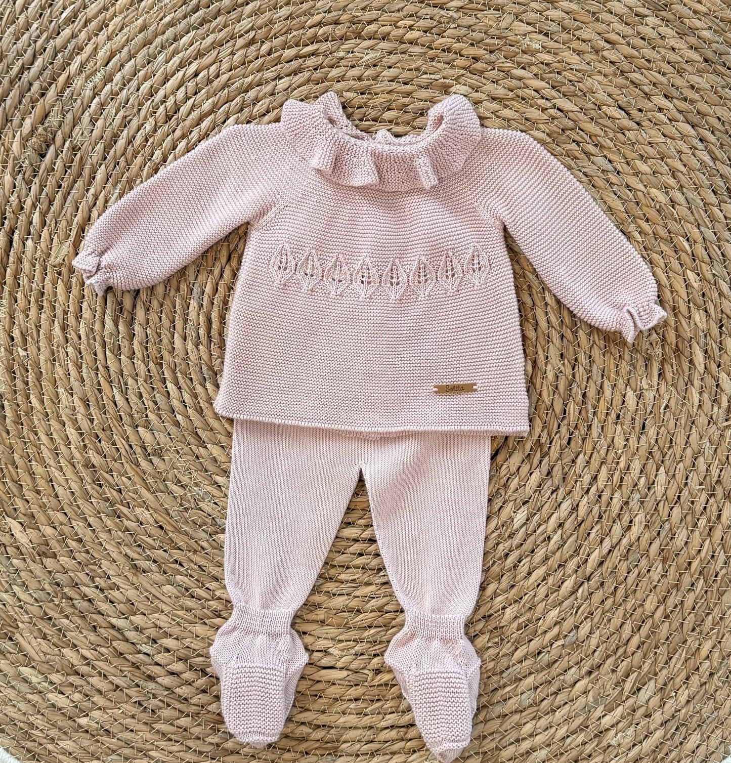 JUBÓN ROSA PUNTO