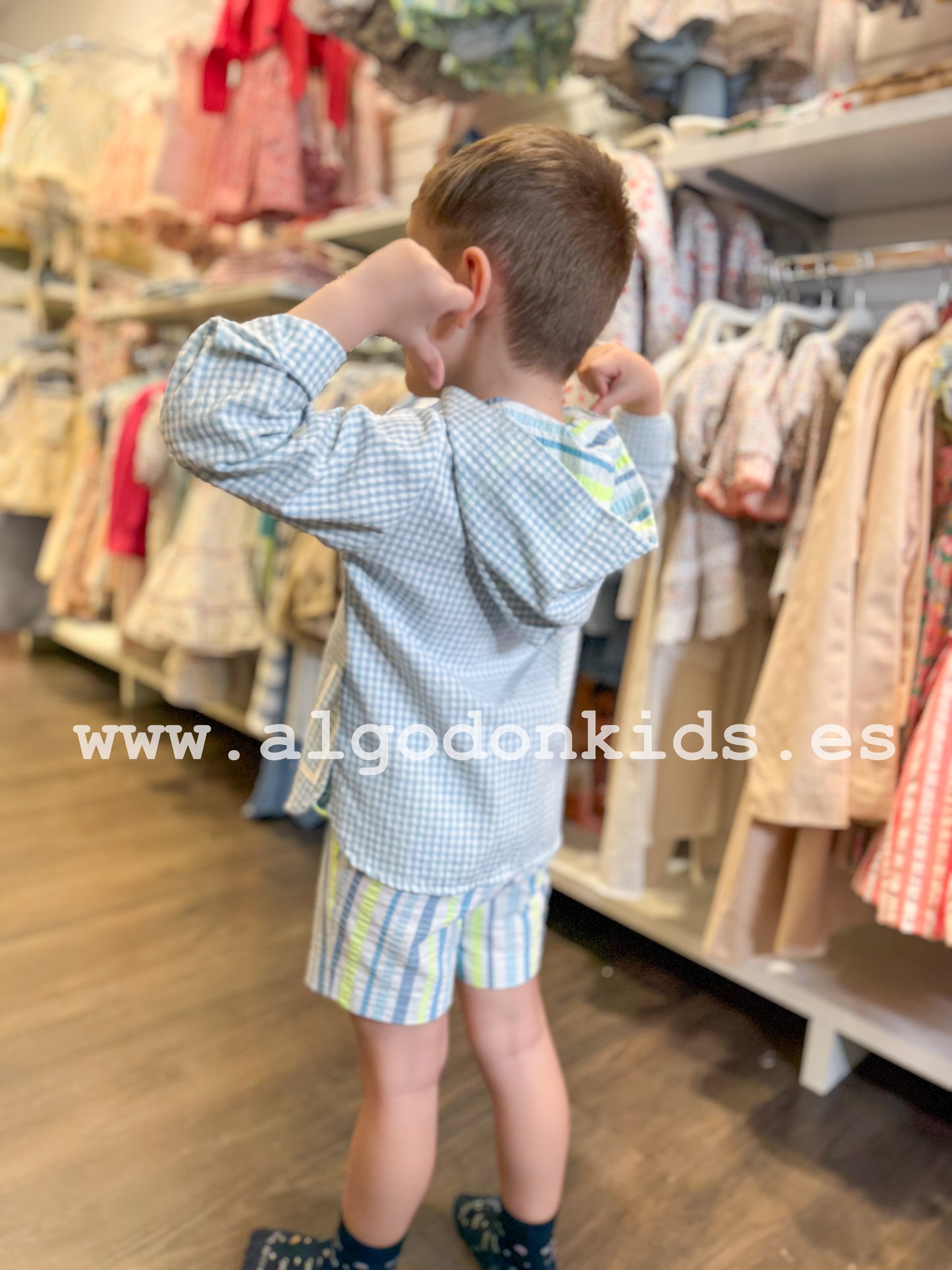 CONJUNTO FLÚOR AZUL