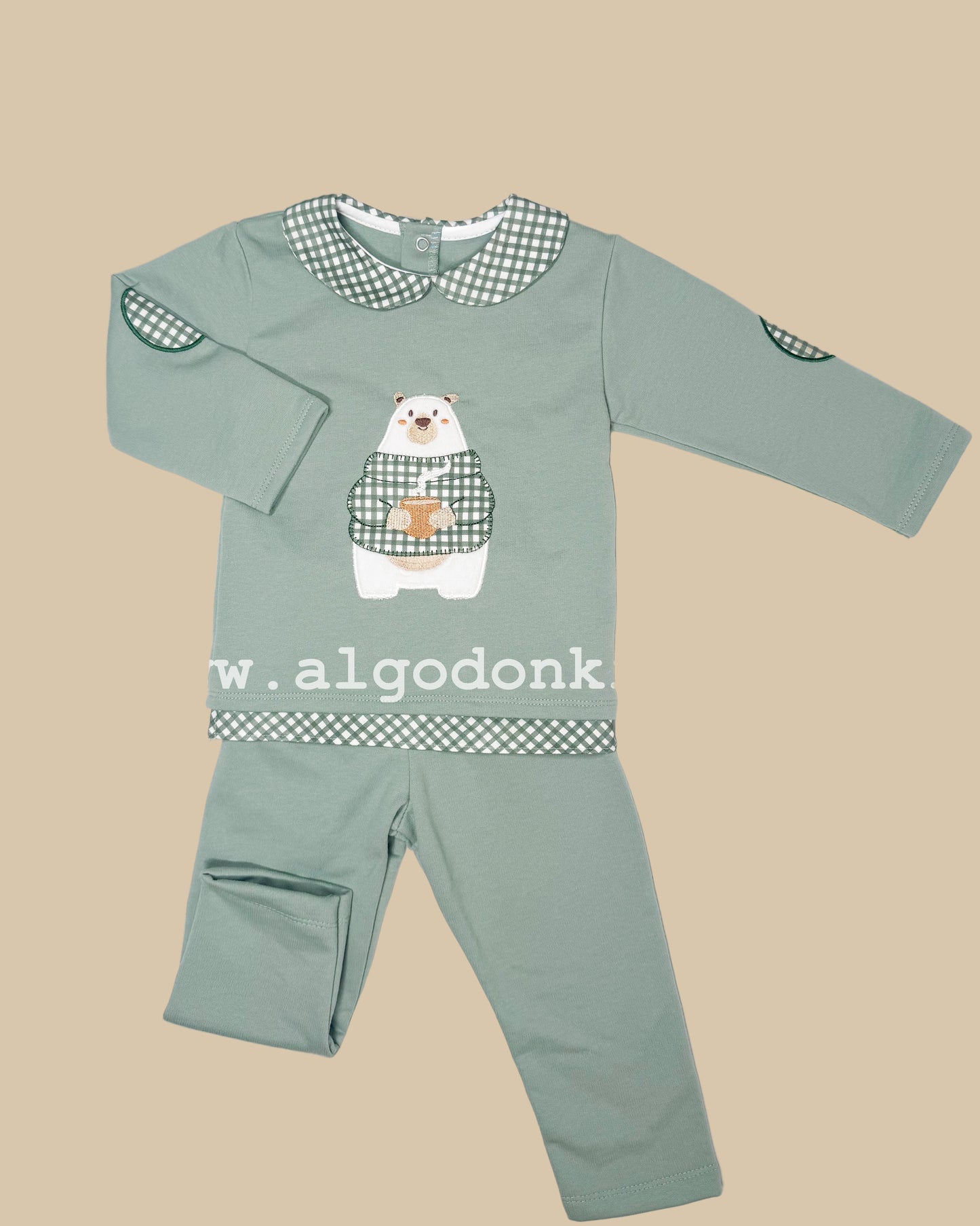 CONJUNTO FELPA OSO NIÑO