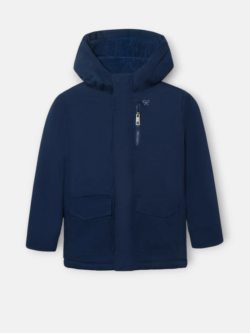PARKA AZUL SILBON