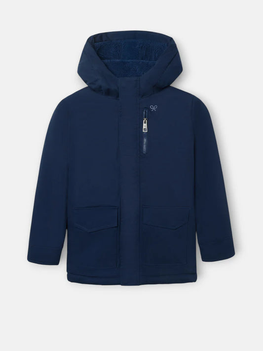 PARKA AZUL SILBON