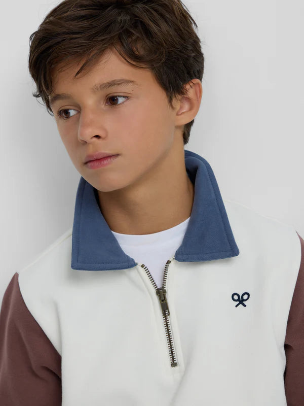 SUDADERA CREMALLERA MULTICOLOR