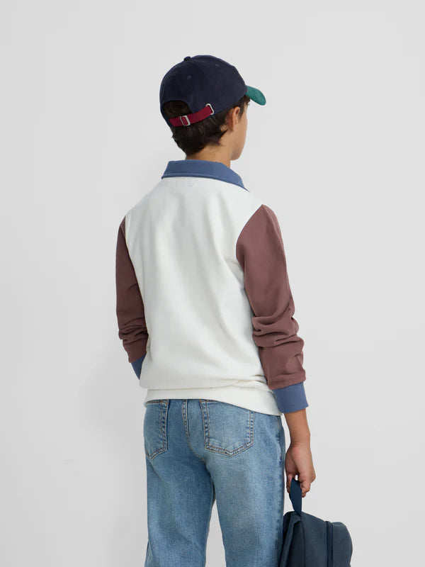 SUDADERA CREMALLERA MULTICOLOR