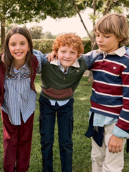 PANTALON CARGO MARINO