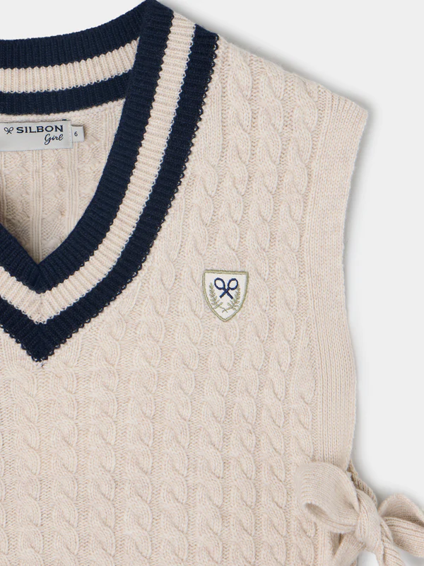 CHALECO COLLEGE CRUDO