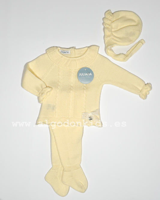 JUBÓN PUNTILLA AMARILLO