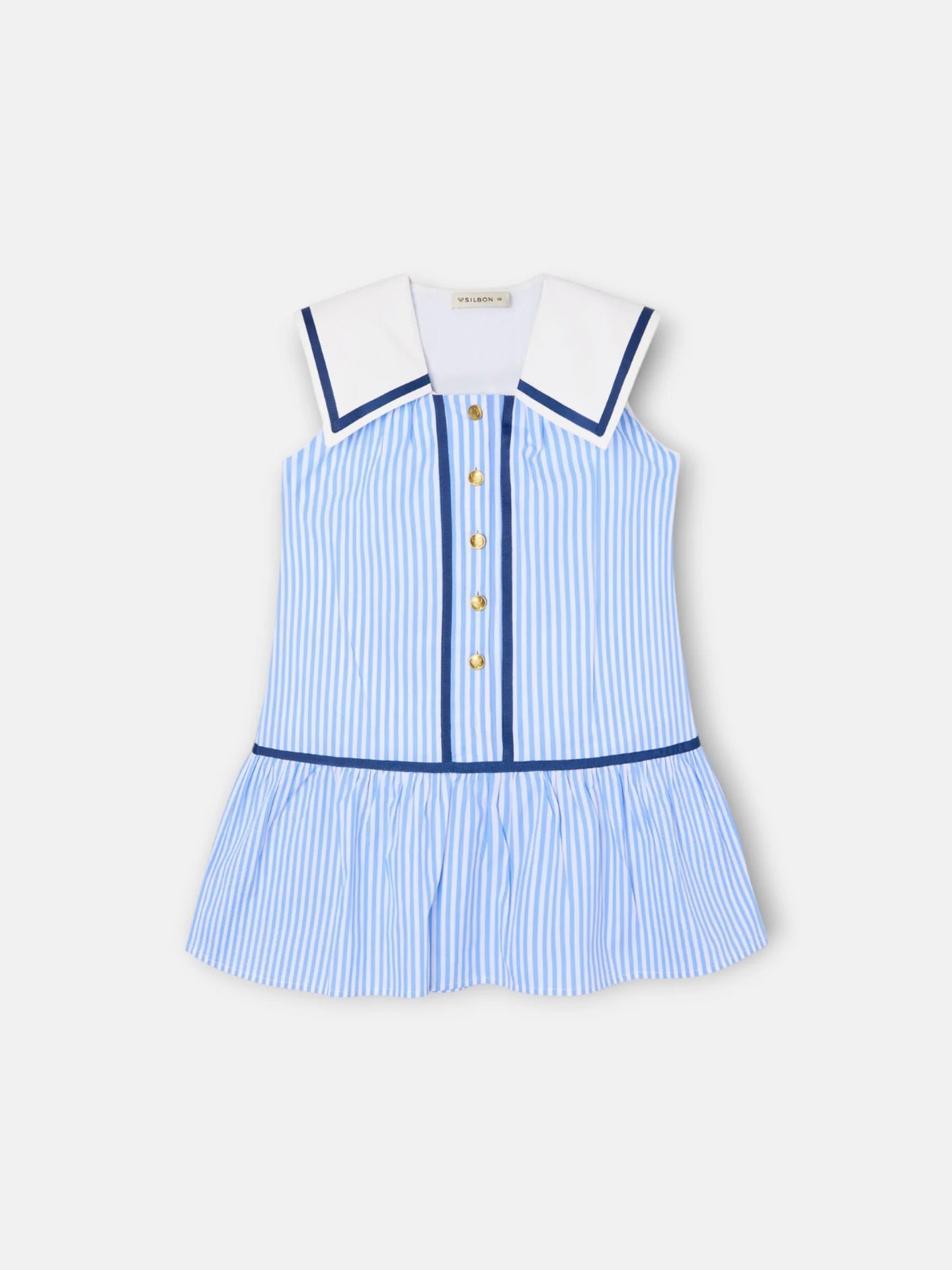 VESTIDO RAYAS NAVY