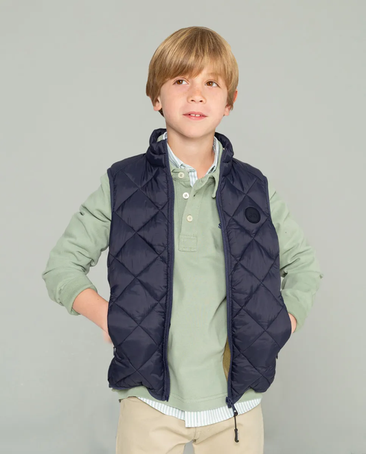 CHALECO ACOLCHADO MARINO