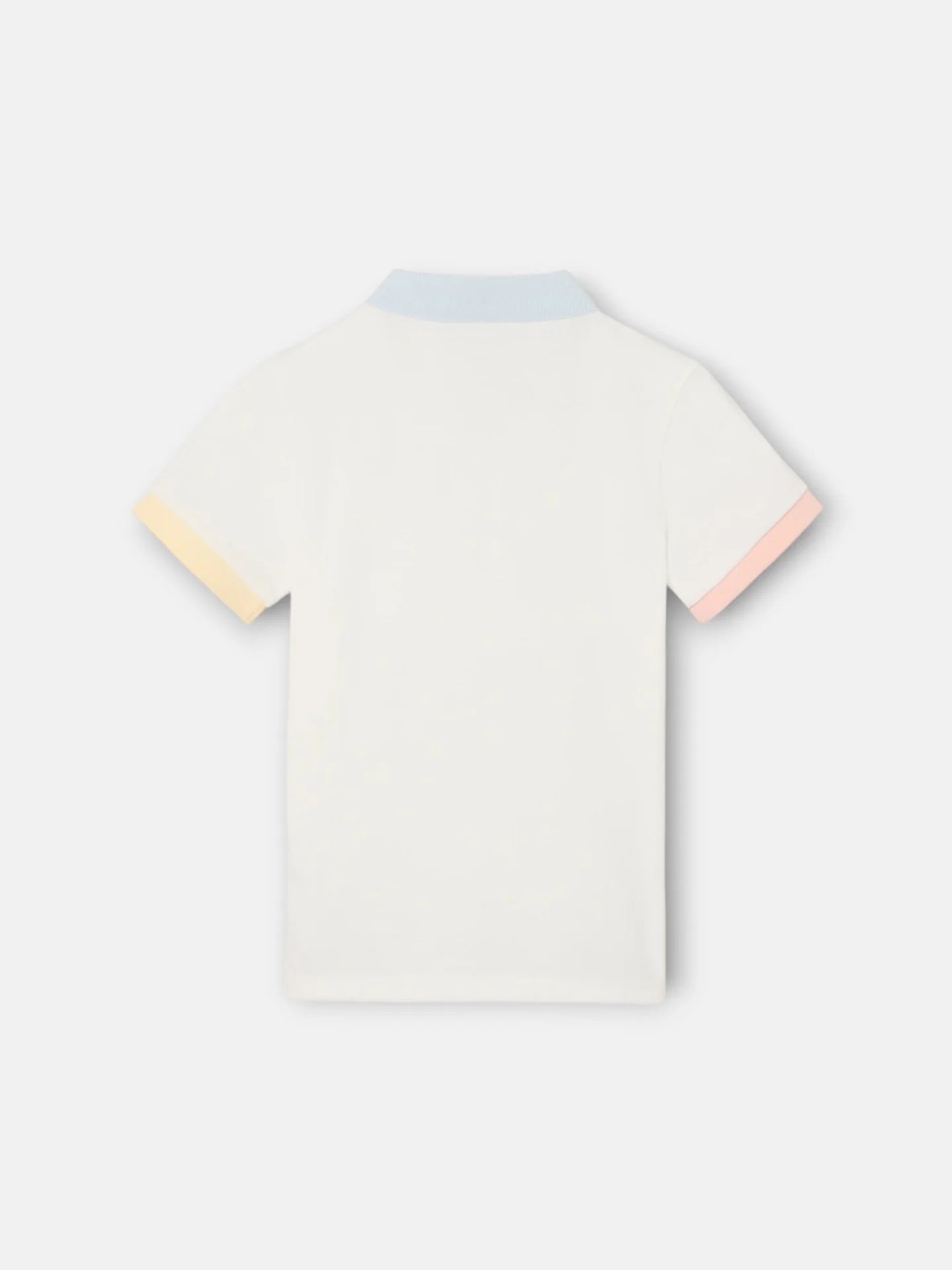 POLO BLANCO RIBETE MULTI