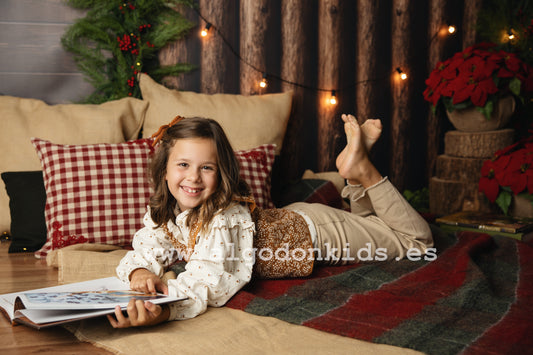 CHALECO CANELA FLORECILLAS