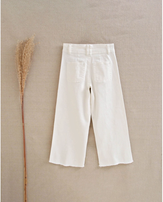 PANTALÓN CULOTTE BLANCO