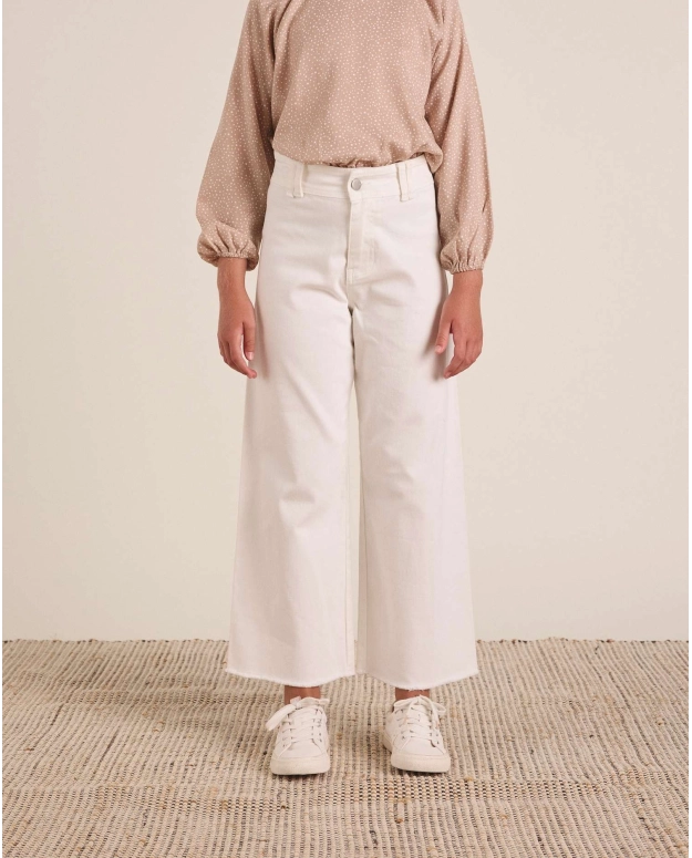 PANTALÓN CULOTTE BLANCO