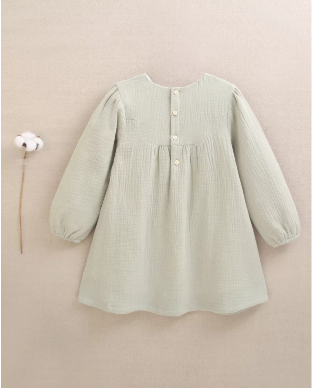 VESTIDO VERDE FLORAL