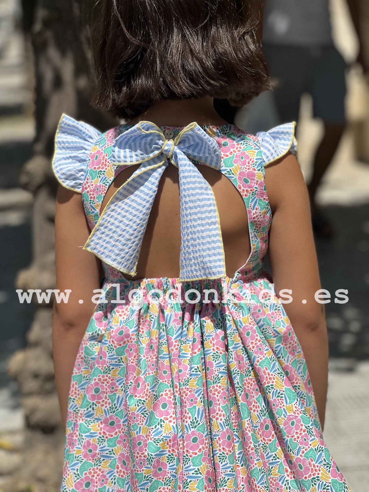 VESTIDO MIL FLORES ESPALDA