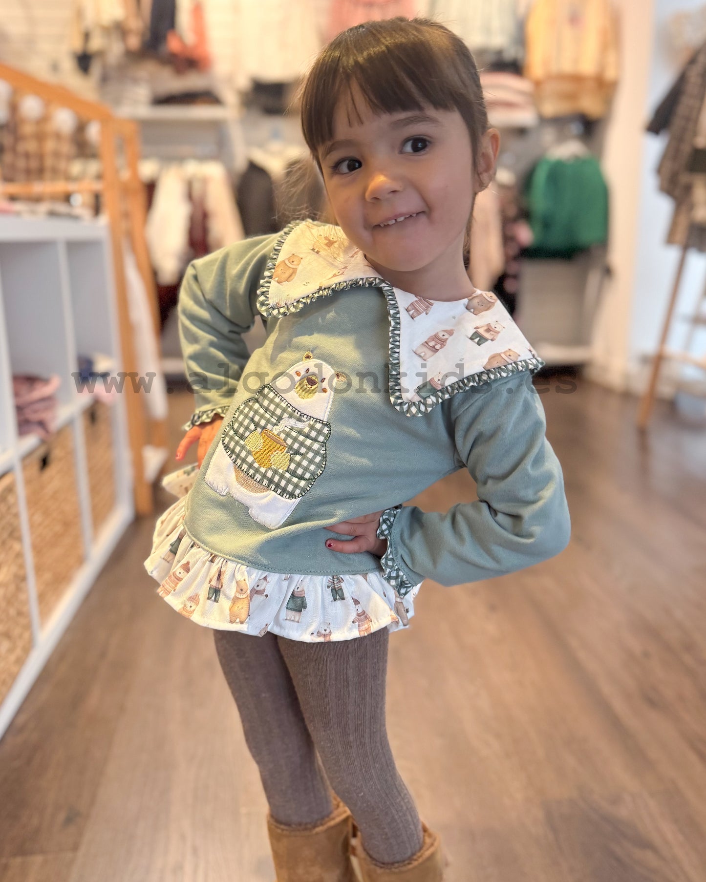 CONJUNTO JOGGER OSO NIÑA