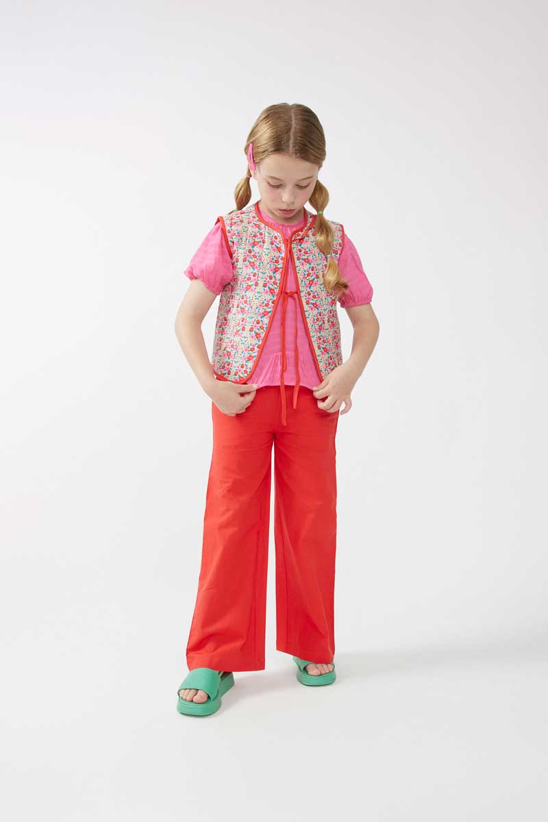 PANTALON PALAZZO ROJO