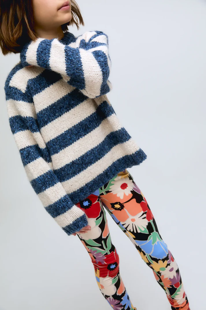 JERSEY GRUESO RAYAS AZUL