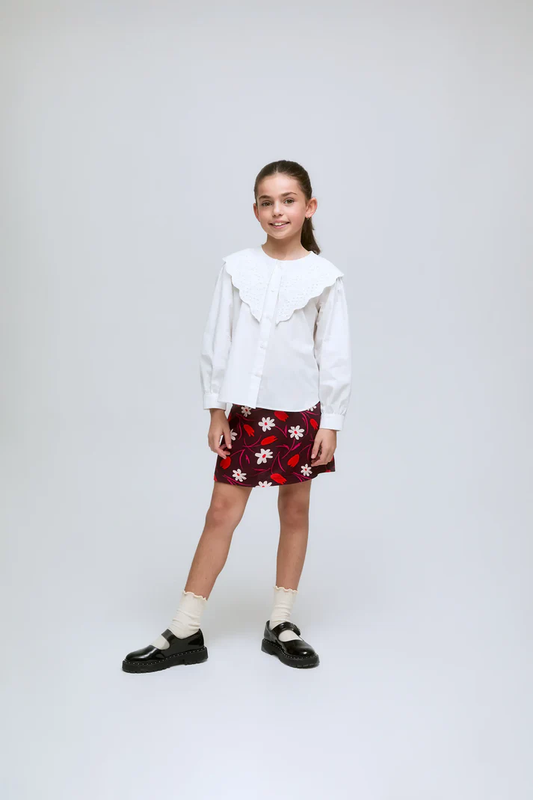 CAMISA CUELLO BABERO BLANCA