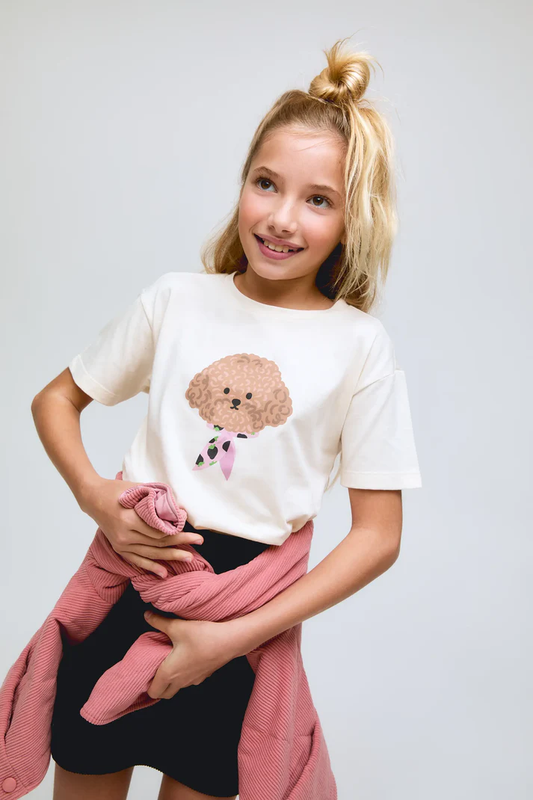 CAMISETA PUPPY BLANCA