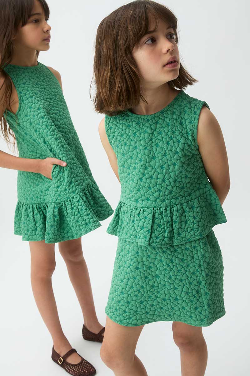 VESTIDO FLORAL VERDE
