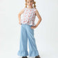 PANTALON VOLANTE AZUL DENIM