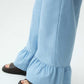 PANTALON VOLANTE AZUL DENIM