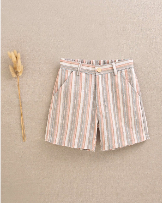 CONJUNTO VERDE RAYAS NIÑO