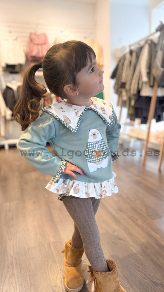 CONJUNTO JOGGER OSO NIÑA