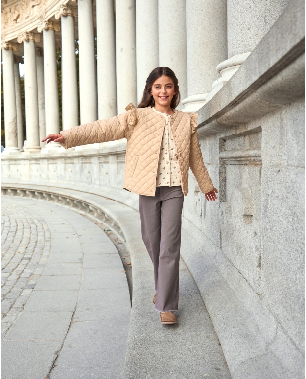 PANTALÓN CULOTTE GRIS