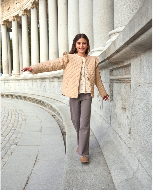 PANTALÓN CULOTTE GRIS