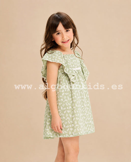 VESTIDO HOJA VERDE