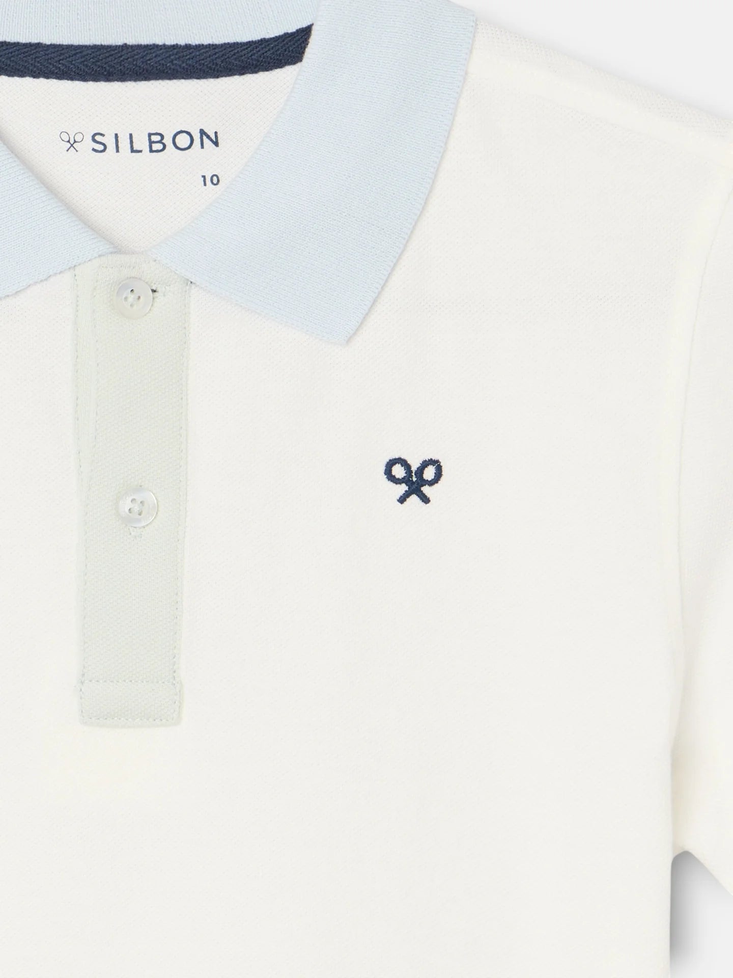 POLO BLANCO RIBETE MULTI