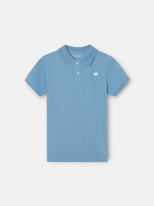 POLO BASIC AZUL MEDIO