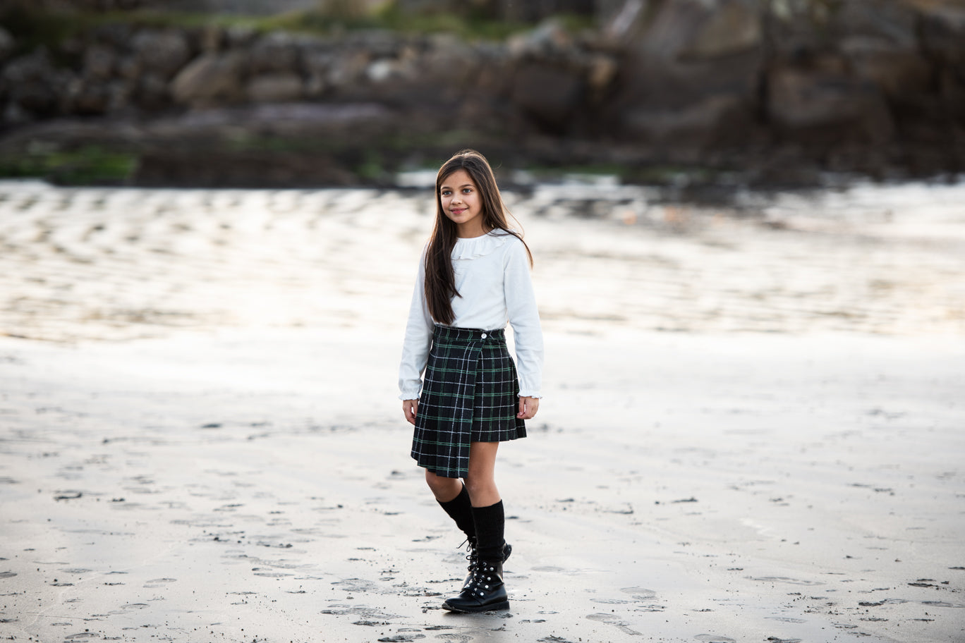 FALDA ASIMÉTRICA GLITTER