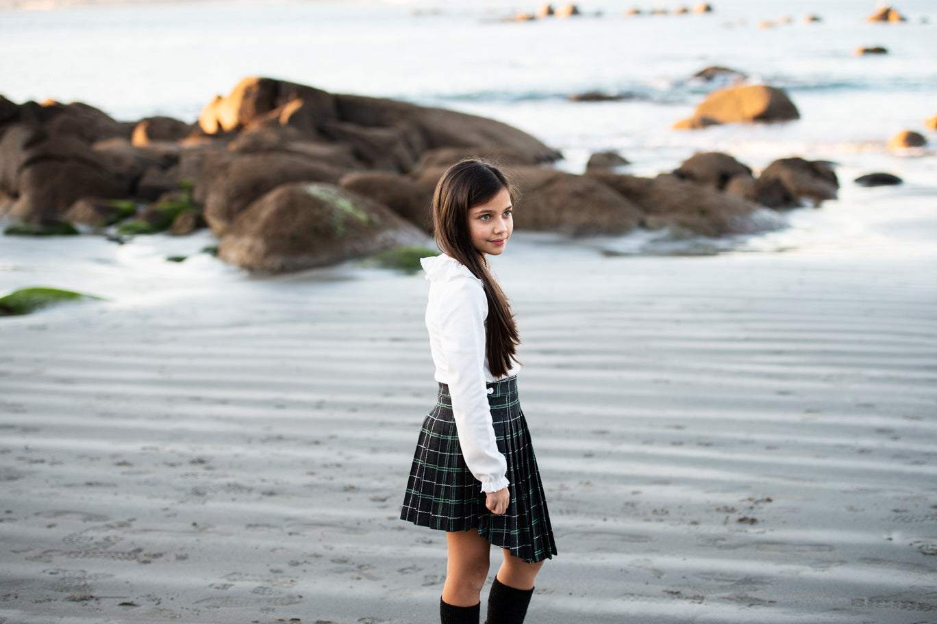 FALDA ASIMÉTRICA GLITTER