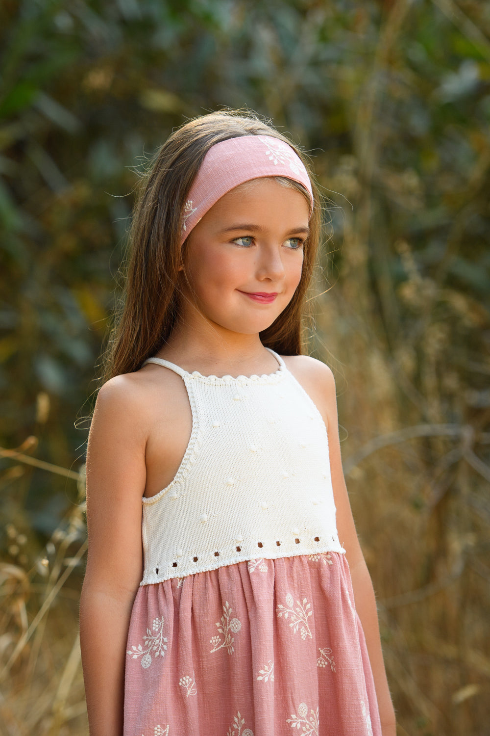 VESTIDO MIDI ROSADO