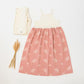 VESTIDO MIDI ROSADO