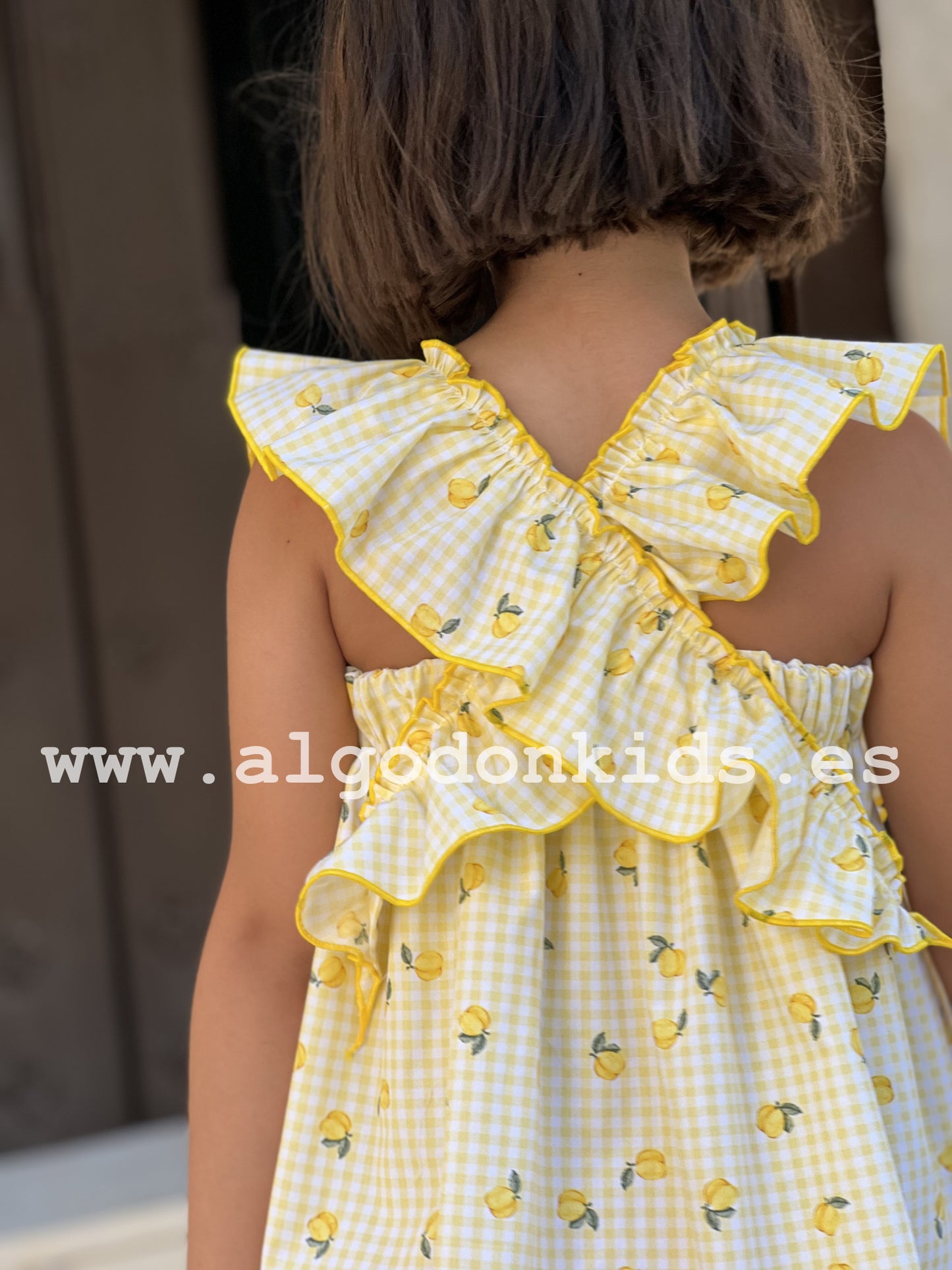 VESTIDO LIMONES VICHY