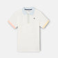POLO BLANCO RIBETE MULTI