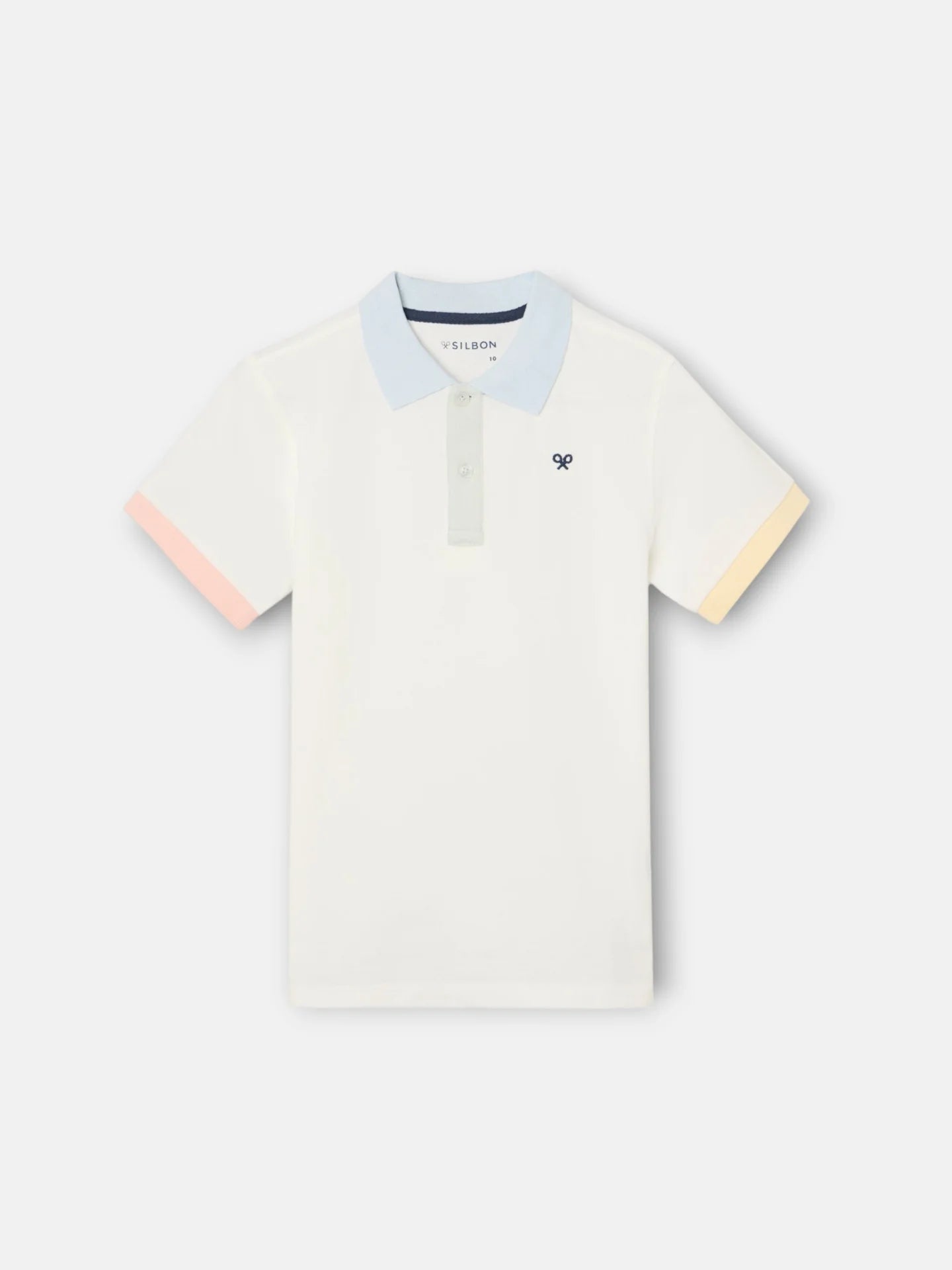 POLO BLANCO RIBETE MULTI