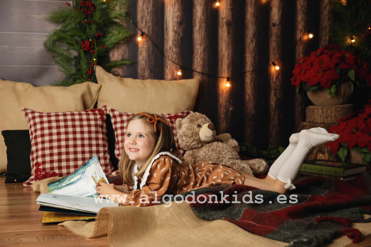 VESTIDO HOJAS ÓXIDO