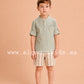 CONJUNTO VERDE RAYAS NIÑO